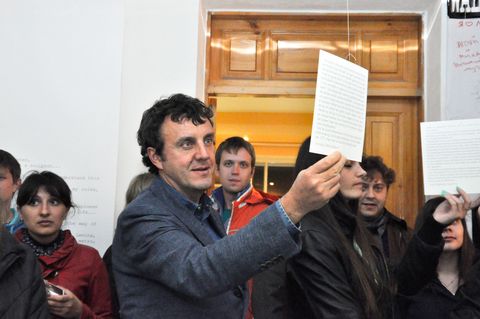 Эдуард Таран принял участие в Ночи музеев в Новосибирске